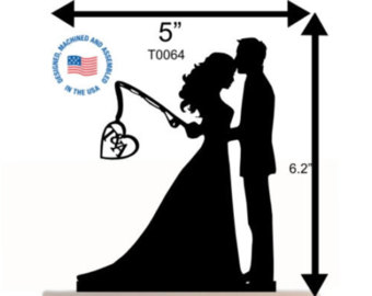 340x270 Custom Wedding Cake Topper Personalized Silhouette