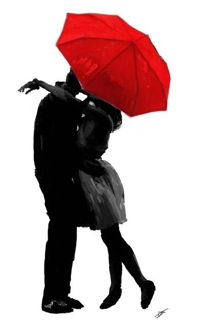 390x650 List Of Synonyms And Antonyms Of The Word Kissing Under Umbrella