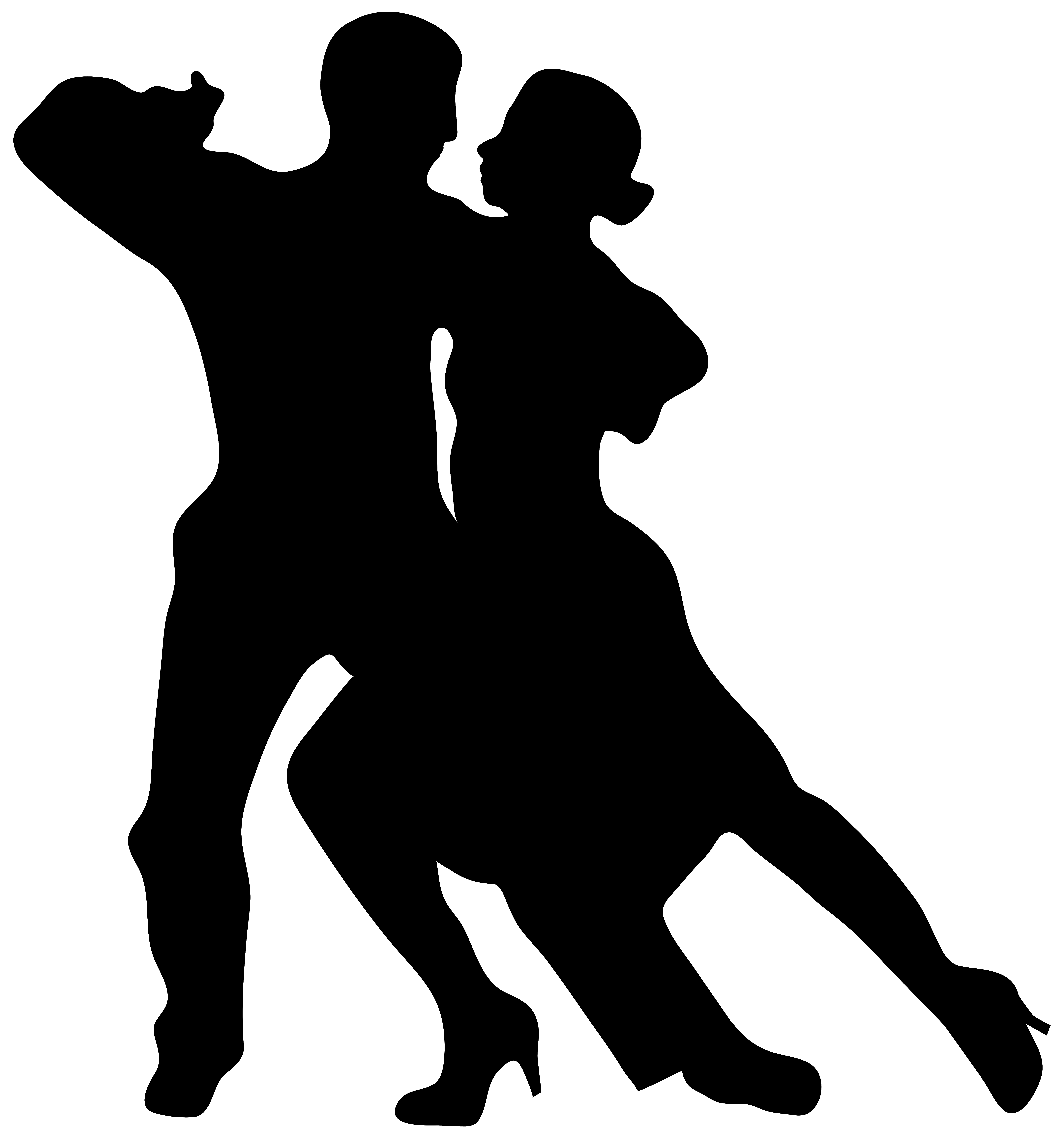 7484x8000 Gallery Dancing Couples Silhouette,