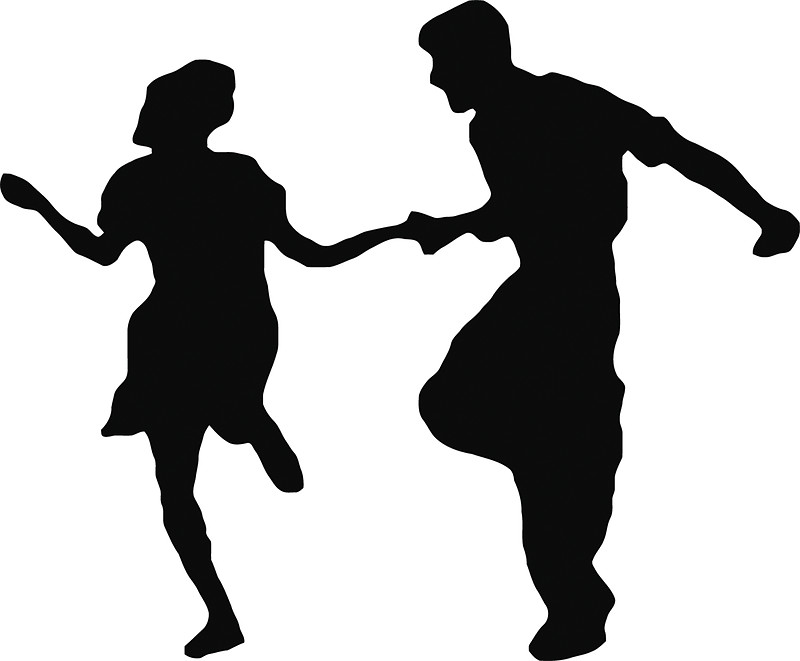 Silhouette Couples Dancing at GetDrawings | Free download