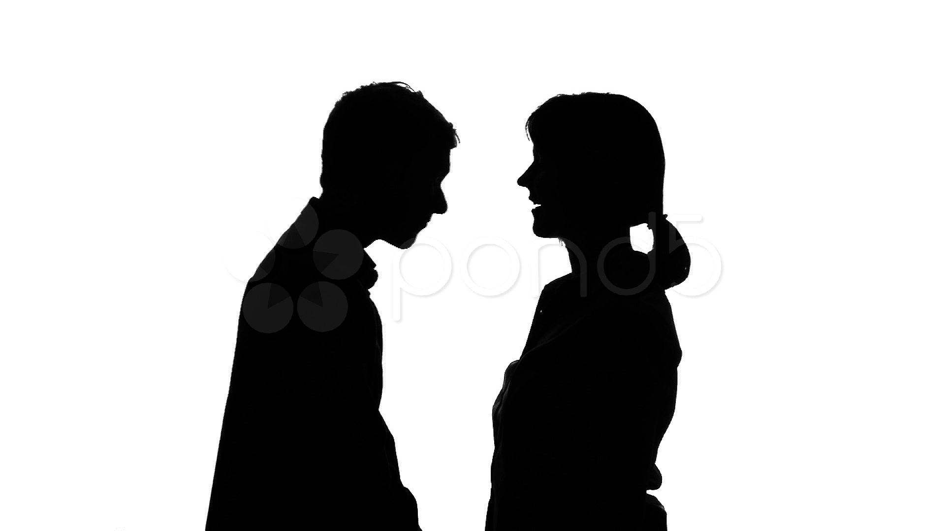 1920x1080 Making Out Silhouette ~ Hi Res Video