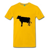 190x190 Cow Silhouette By Cherichou Spreadshirt
