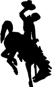 210x350 Bucking Horse Clipart