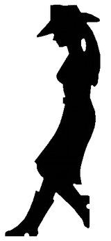160x345 Cowboy Cowgirl Silhouette Clip Art Use These Free Images