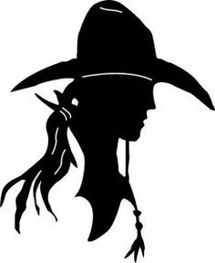 236x288 3 Cowgirl Silhouette Die Cut Silhouette,etsy Ja Cowgirl