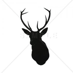 300x300 Silhouette Of Deer Clip Art