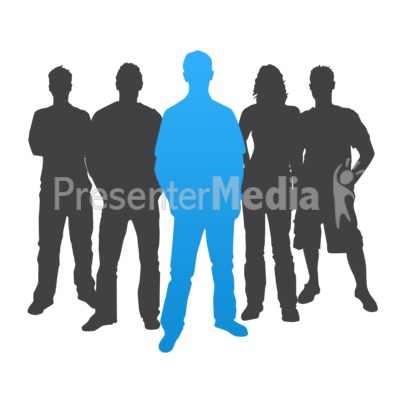 400x400 Man Leader Casual Silhouette