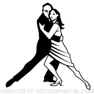 Silhouette Dancing Couple