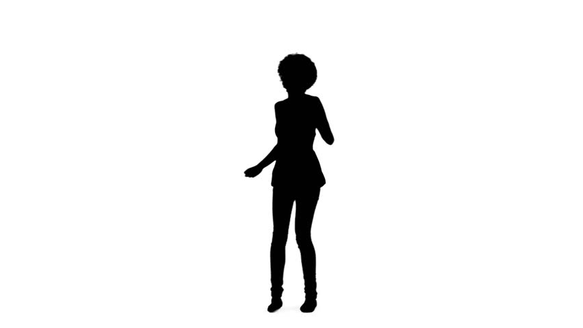 852x480 Silhouette Dancing Footage