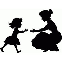 236x236 Innocent Loving Mom And Child Silhouette Free Download