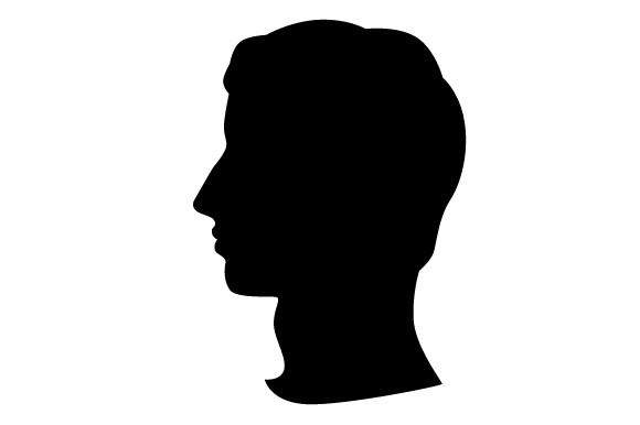 580x386 Antique Cameo Men's Silhouette Svg Cut File By Creative Fabrica