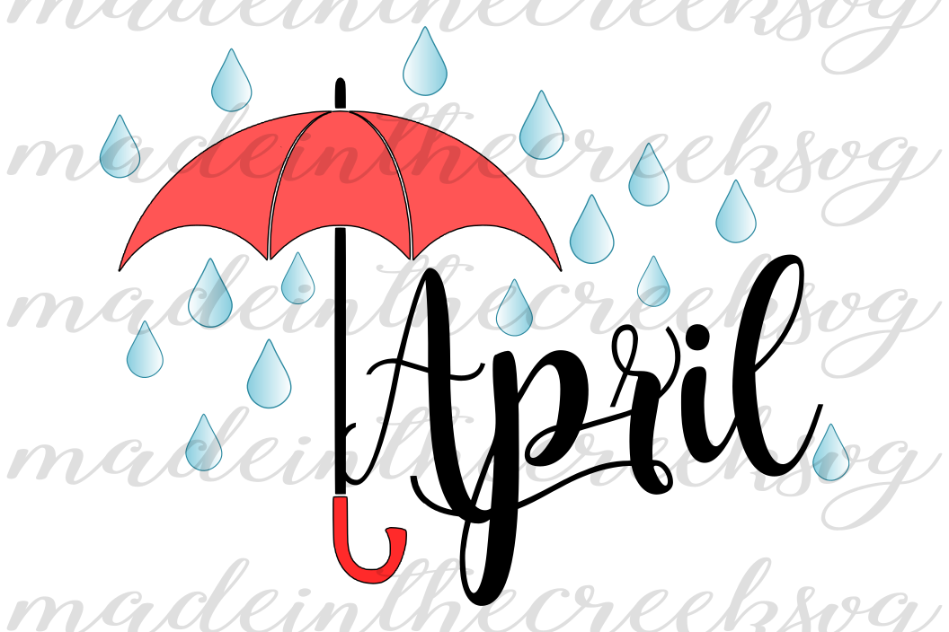 1056x704 April Showers, Raindrops, Umbrella, Mon Design Bundles