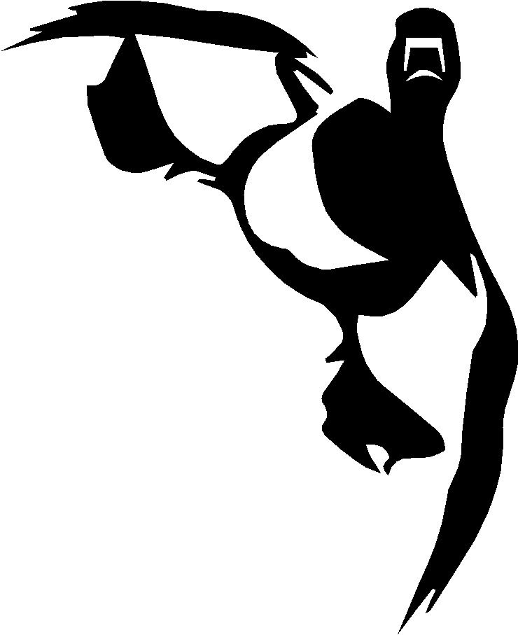 740x907 Goose Silhouette Template