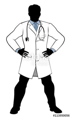 300x500 Hero Doctor Silhouette Stock Image And Royalty Free Vector Files