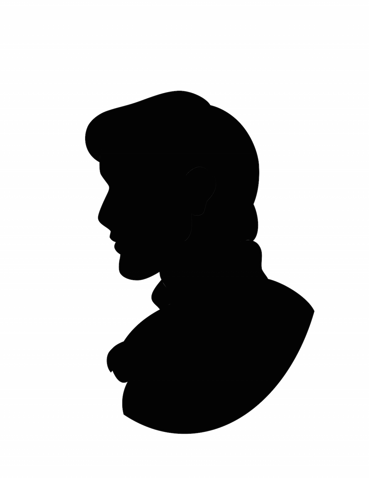 1200x1553 Disney Couple Silhouettes Living