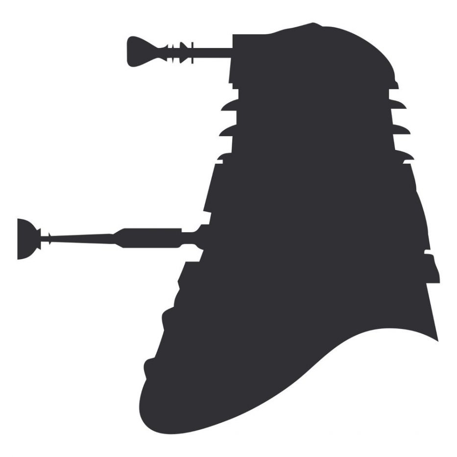933x933 Dalek Stencil Templates And Silhouettes Doctor Who
