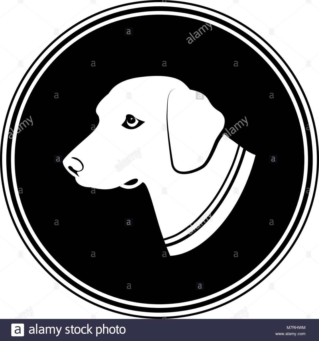 1300x1390 Guard Dog Sign Stock Vector Images