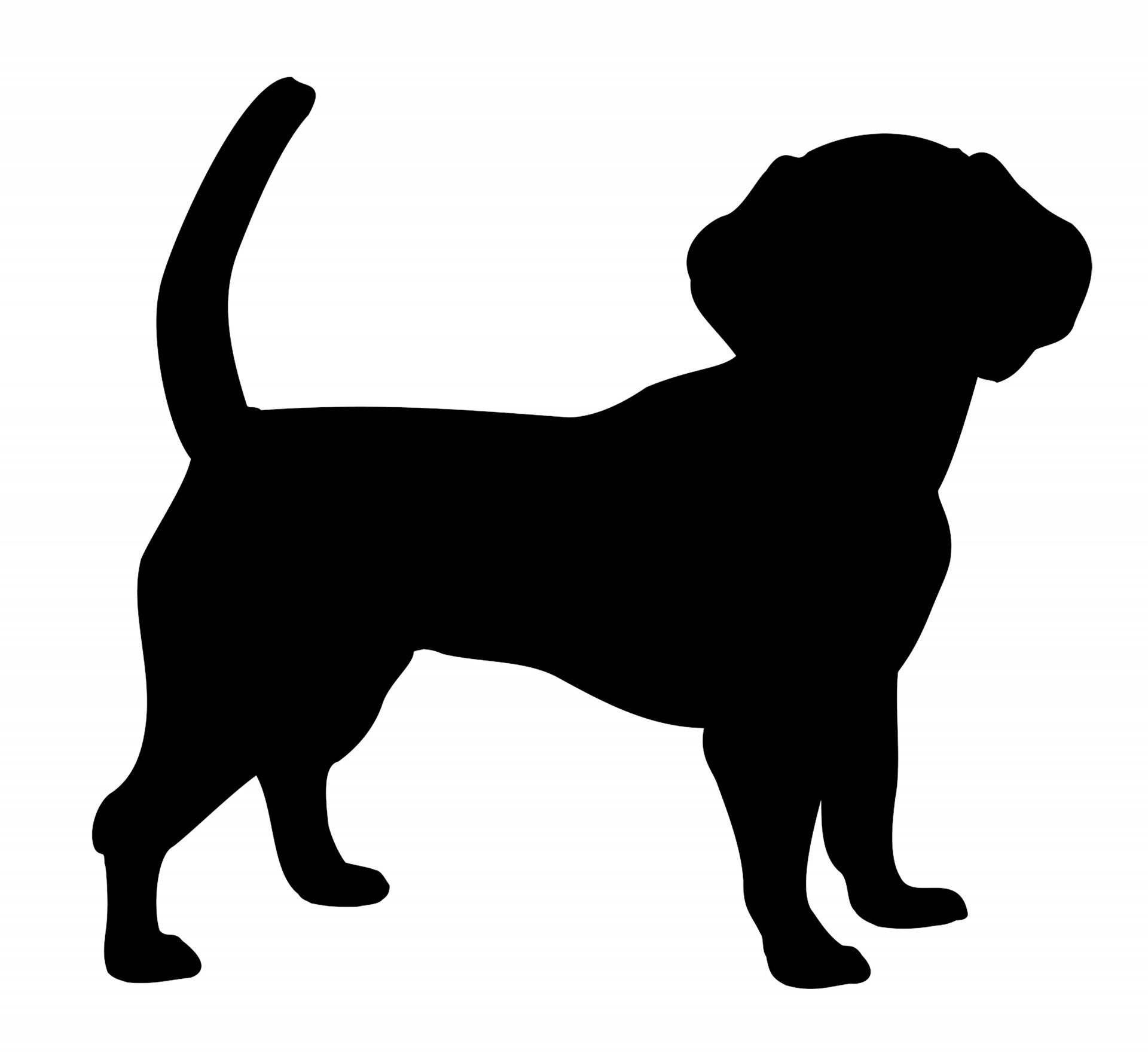 1920x1766 Dog Silhouette Free Stock Photo