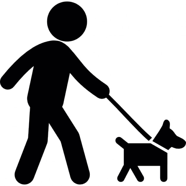 626x626 Person Walking With Dog Icons Free Download
