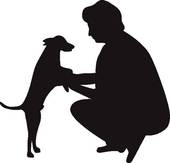 170x163 Dog Walking Silhouette Clipart Collection