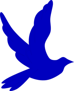 241x297 Silhouette Dove Clipart Image