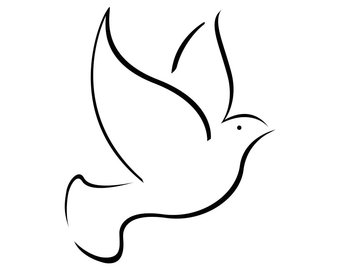 340x270 Dove Silhouette Etsy