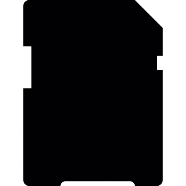 626x626 Sd Card Solid Silhouette Icons Free Download
