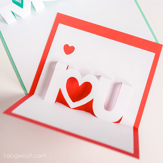 550x550 Use A Silhouette To Make Your Own Mother's Day Pop Up Cards. Free