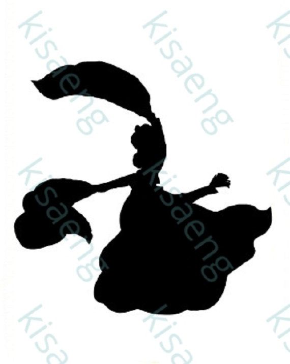 570x717 Downloadable Digital Stamp Profile Silhouette Dancing By Sonkido