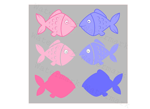 570x415 Baby Fish Svg And Studio 3 Cut File Cutouts Files For Silhouette