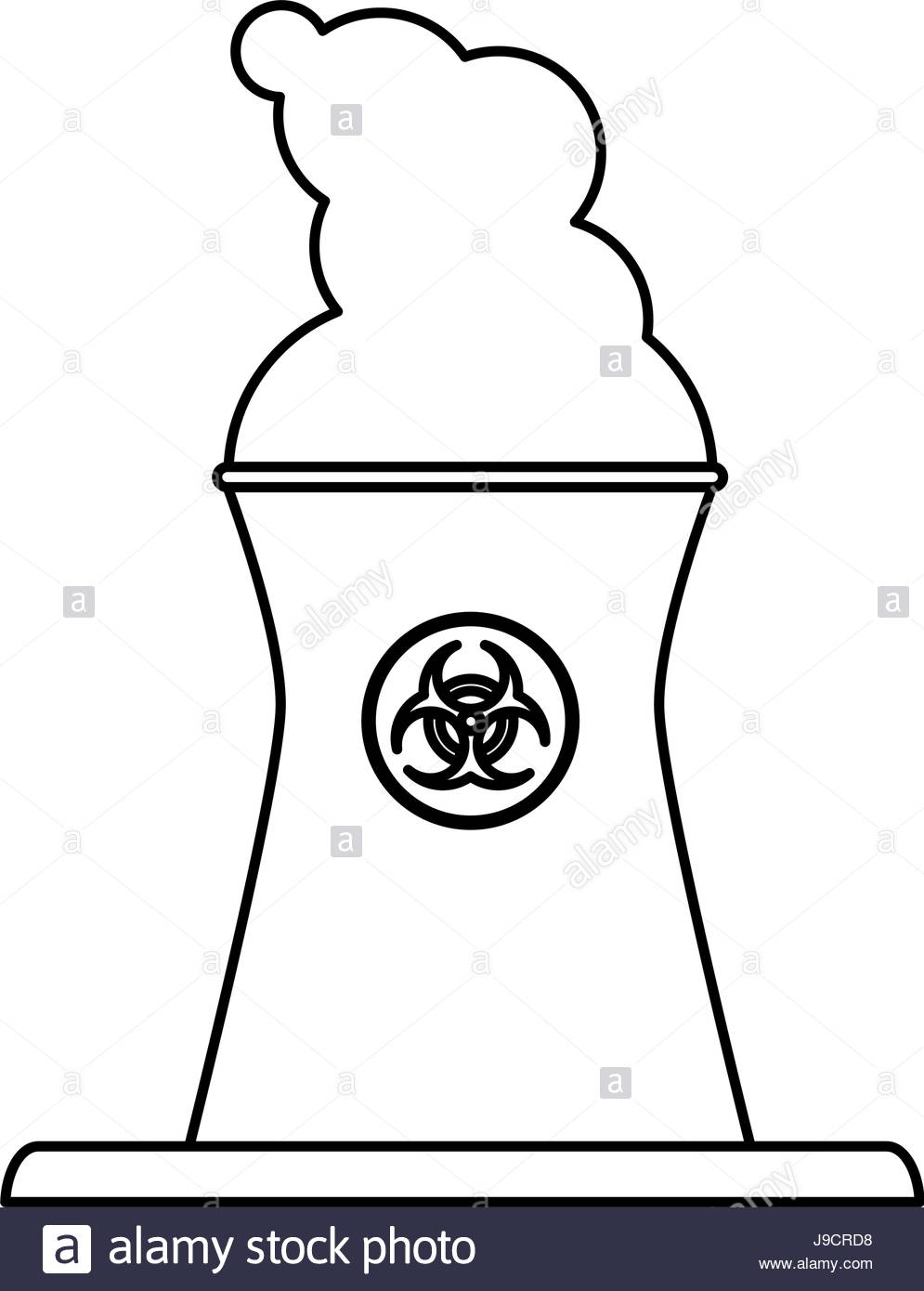 995x1390 Factory Silhouette Draw Illustration Stock Vector Art