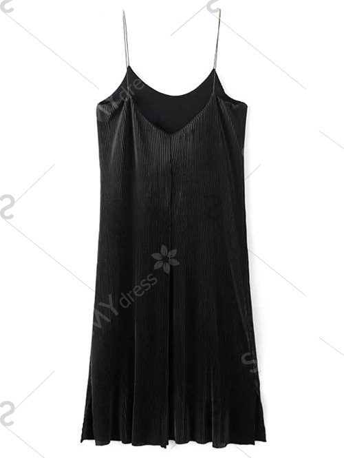 500x665 Spaghetti Straps Pleated Dress