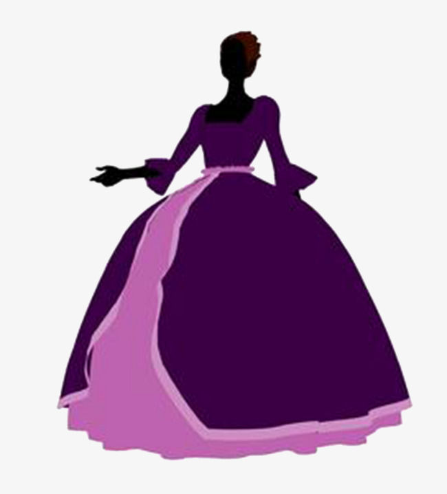 650x718 Silhouette Of A Woman Wearing The Dress, Dresses, Woman, Sketch
