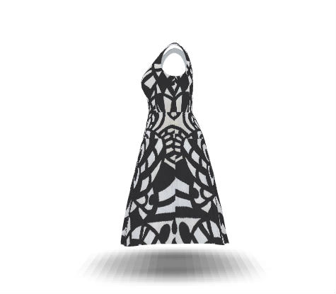 475x415 Design Your Own Flared Calf Length Dress, Plus Size And Get It