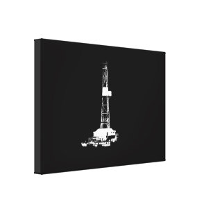 307x307 Drilling Rig Art Amp Framed Artwork Zazzle