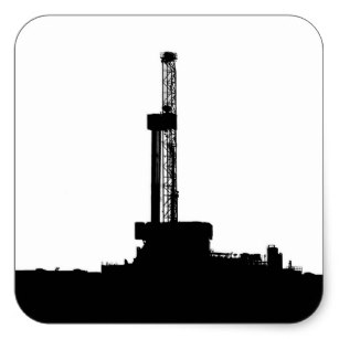 307x307 Drill Rig Stickers Zazzle