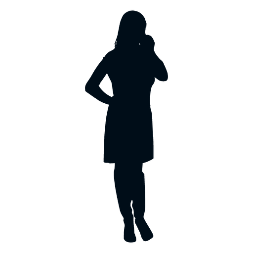 512x512 Woman Drinking Silhouette