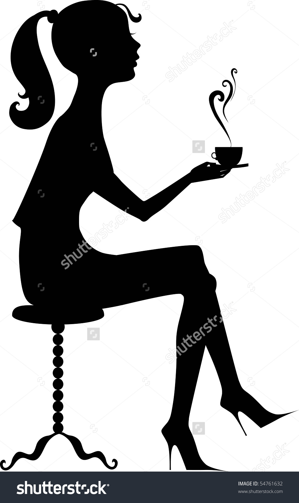 953x1600 Free Drinking Silhouette Clipart