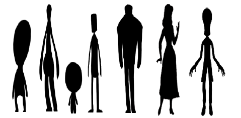 479x235 Figure 1 Simplified Character Silhouettes Scientific Diagram