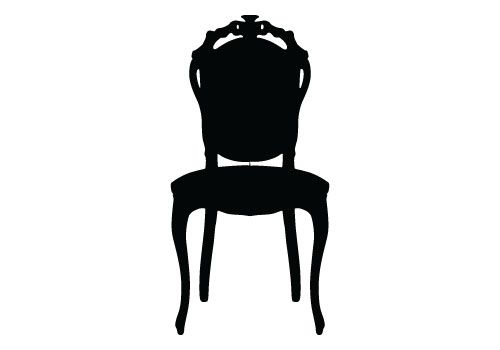 500x350 Chair Silhouette Vector For A Free Download. This Is An Ideal