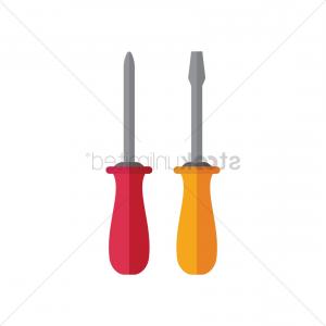 300x300 Colorful Silhouette Of Phillips Screwdriver Vector Shopatcloth
