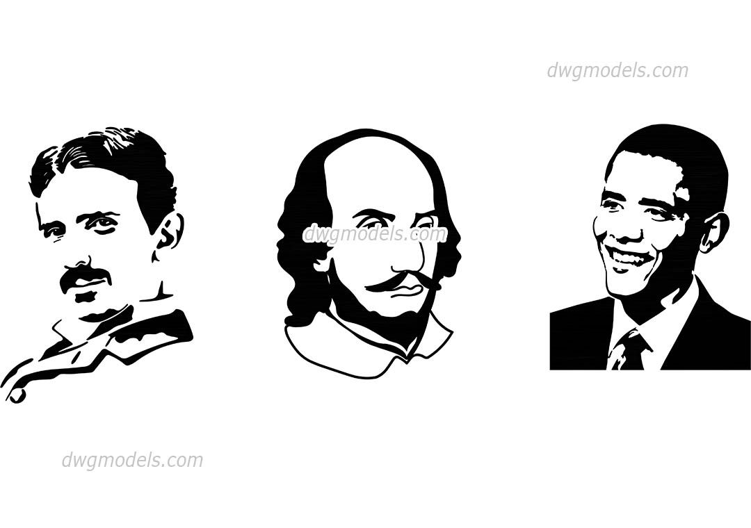 1080x760 Famous People Silhouettes