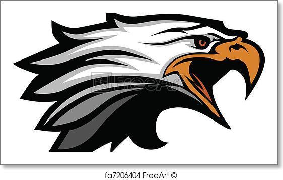 562x357 Eagle Head Vector