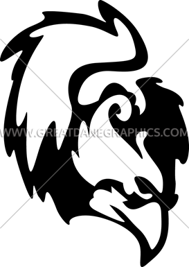 273x385 Eagle Head With Wing Production Ready Artwork For T Shirt Printing