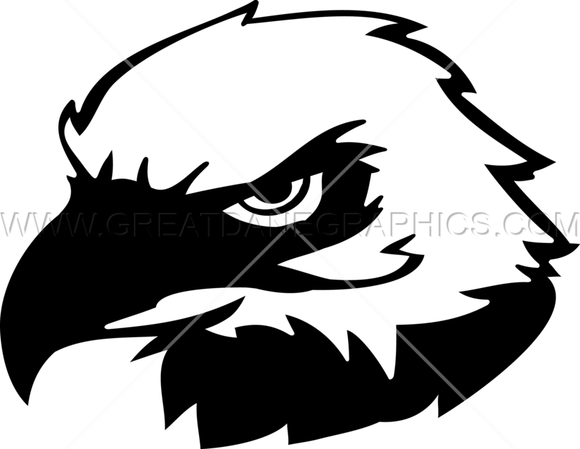 825x639 Eagle Head Black Beak Production Ready Artwork For T Shirt Printing