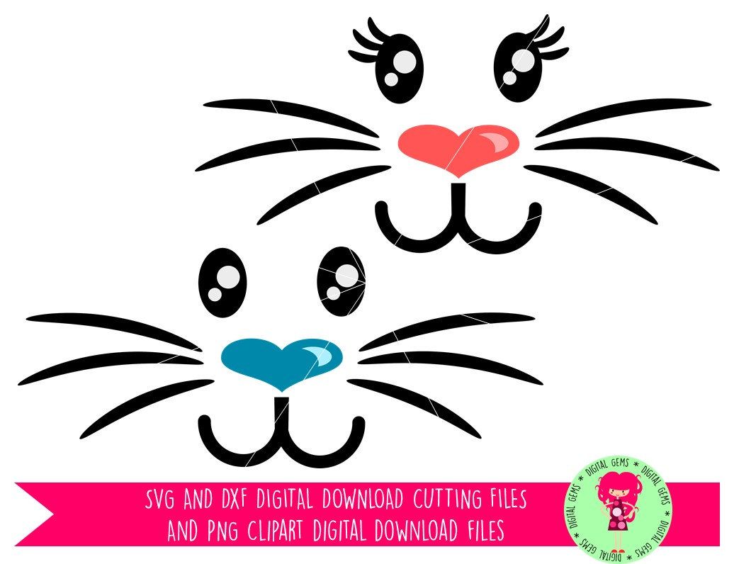 1036x796 Bunny Rabbit Face Easter Svg Dxf Cutting Files For Cricut