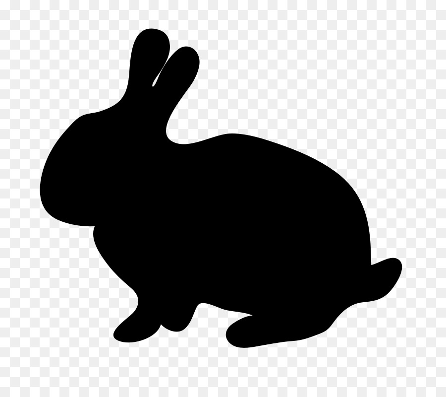 900x800 Easter Bunny Hare Rabbit Silhouette Clip Art