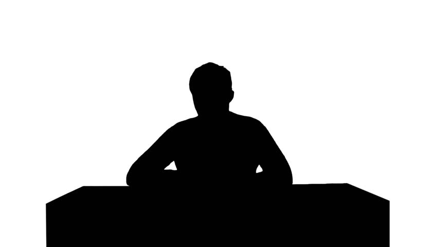 852x480 Silhouette Students With Book Listening During A Lecture Stock