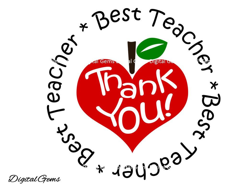 1036x796 Best Teacher, Thank You Teacher Svg Dxf Cutting File For Cricut