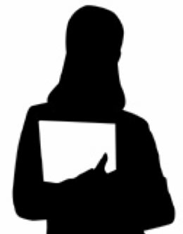 260x333 College Student Silhouette Clipart Panda